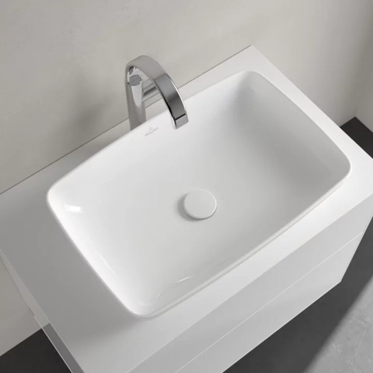 417258RW Villeroy & Boch Artis CeramicPlus 58 x 38,5 cm nadpultni umivalnik brez odprtine za armaturo