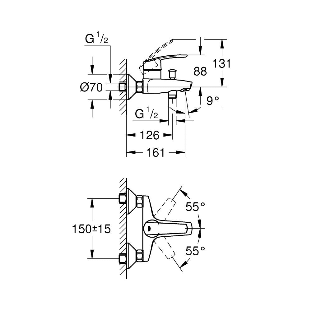 32278001 Grohe Start QuickFix armatura za kad