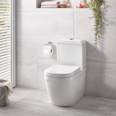 394620001 Grohe Euro Ceramic talna brezrobna WC školjka monoblok z WC desko s počasnim zapiranjem