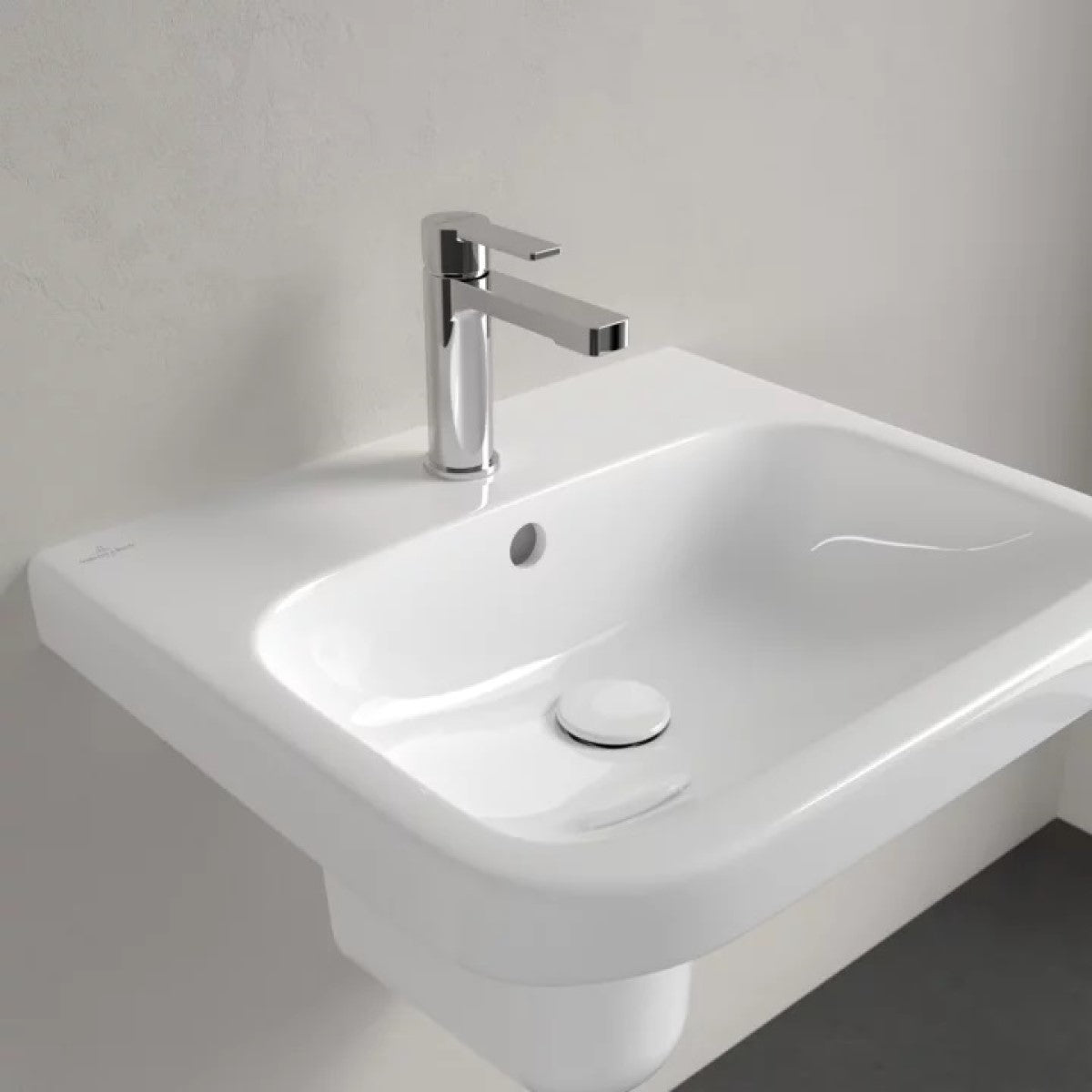 41885501 Villeroy & Boch Finion 55 x 47 cm keramični umivalnik z odprtino za armaturo