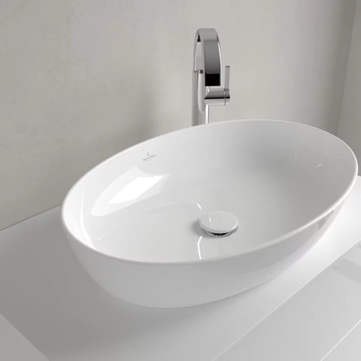 419861RW Villeroy & Boch Artis CeramicPlus 61 x 41 cm nadpultni umivalnik brez odprtine za armaturo