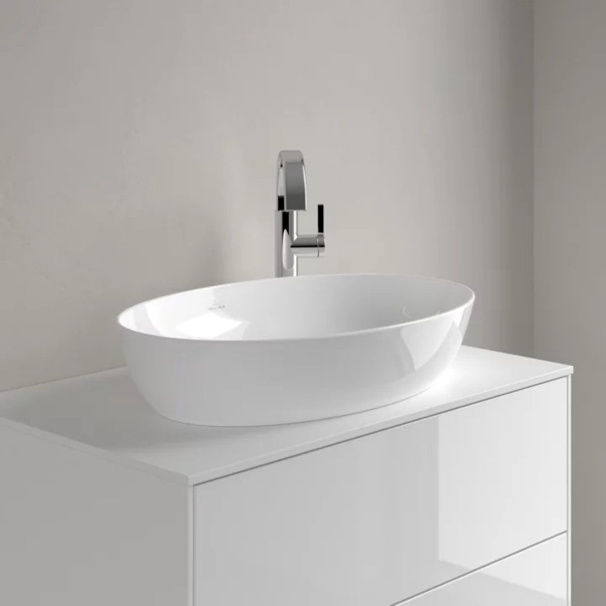 419861RW Villeroy & Boch Artis CeramicPlus 61 x 41 cm nadpultni umivalnik brez odprtine za armaturo