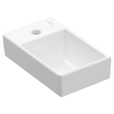 43003R01 Villeroy & Boch Avento 36 x 22 cm keramični umivalnik z odprtino za armaturo leva izvedba