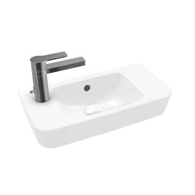 4342L501 Villeroy & Boch O.Novo Compact 50 x 25 cm keramični umivalnik z odprtino za armaturo leva izvedba