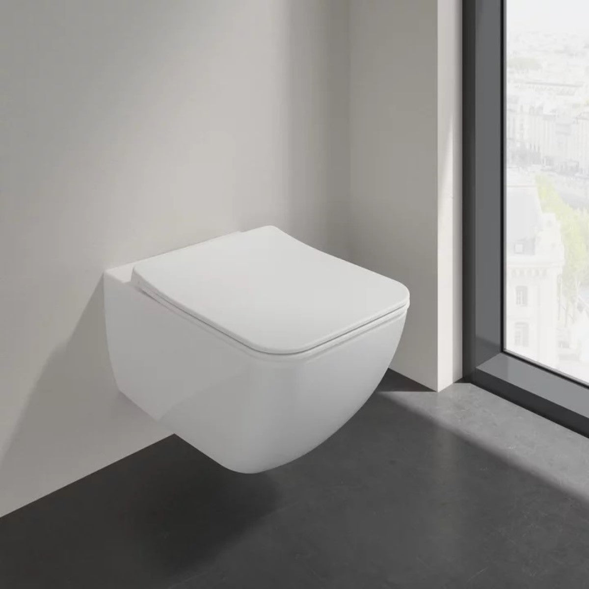 4611R0R1 Villeroy & Boch Venticello CeramicPlus viseča brezrobna WC školjka