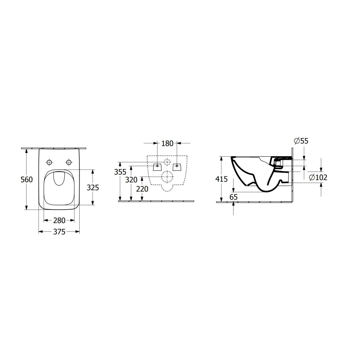 4611RL01 Villeroy & Boch Venticello Combi-Pack viseča brezrobna WC školjka z WC desko s počasnim zapiranjem