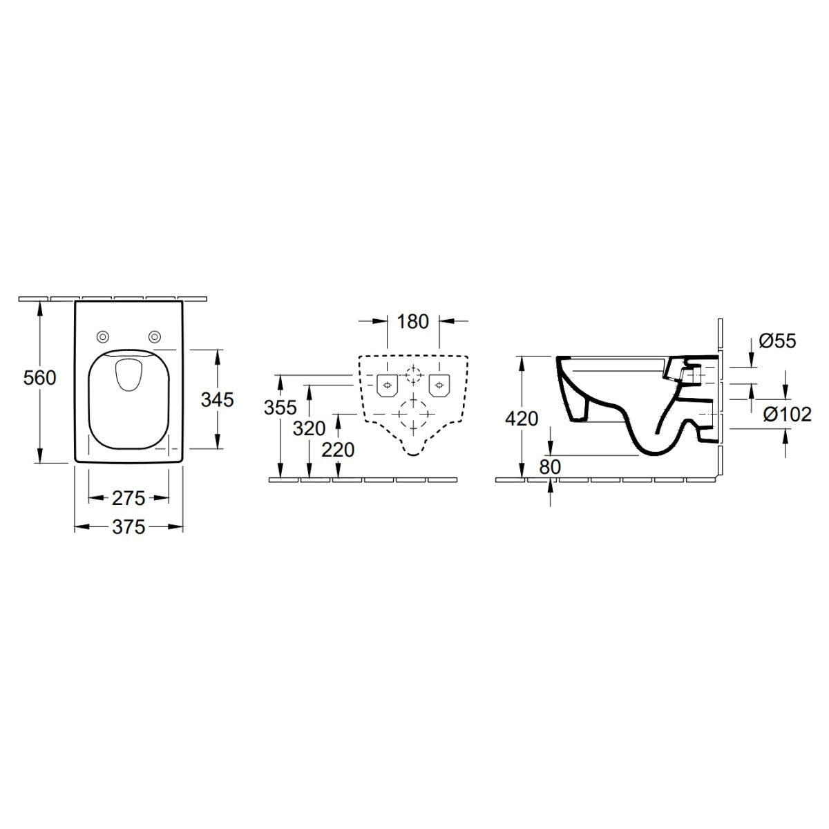 4633R0RW Villeroy & Boch Memento 2.0 CeramicPlus viseča brezrobna WC školjka