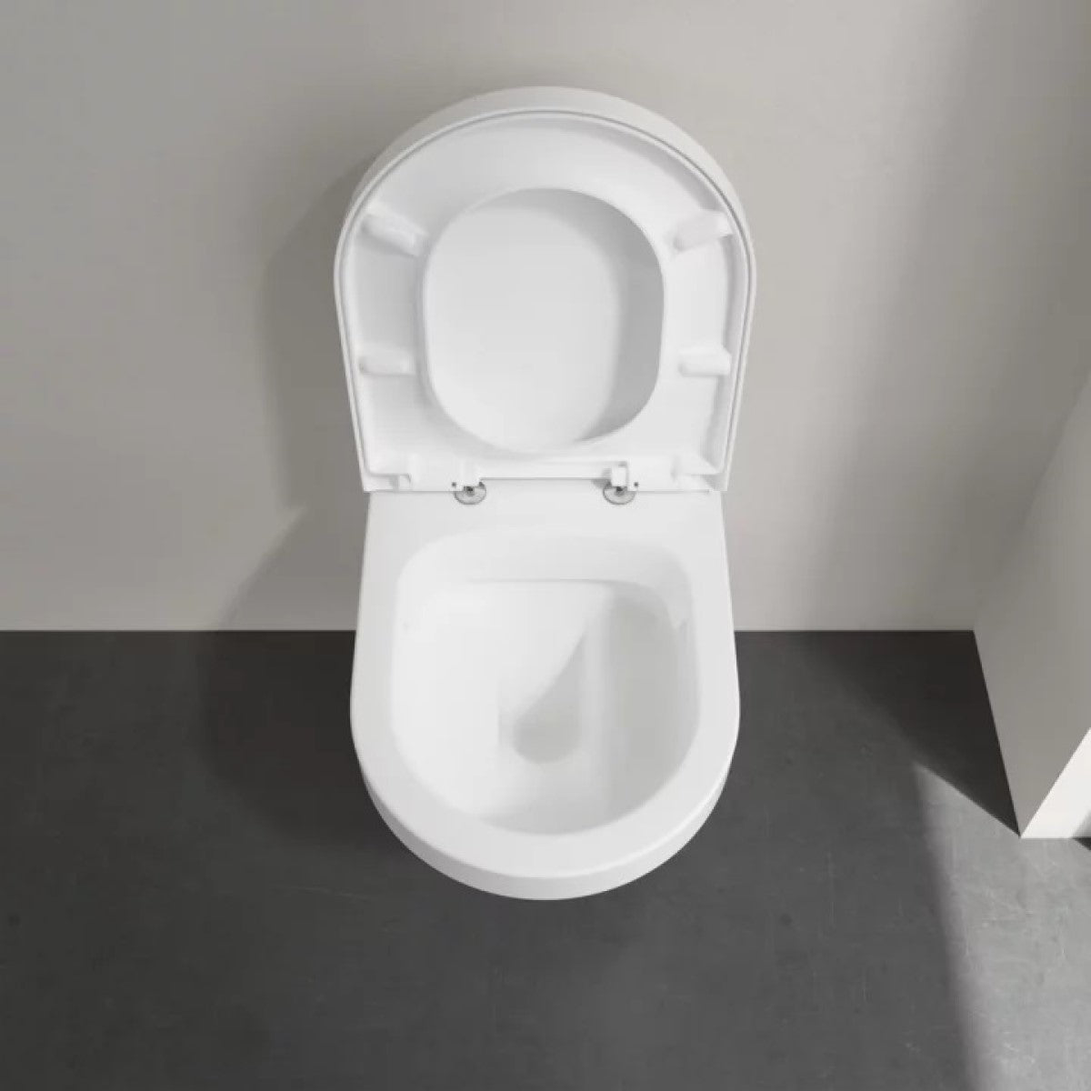 4694HRR1 Villeroy & Boch Architectura Combi-Pack CeramicPlus viseča brezrobna WC školjka z WC desko s počasnim zapiranjem