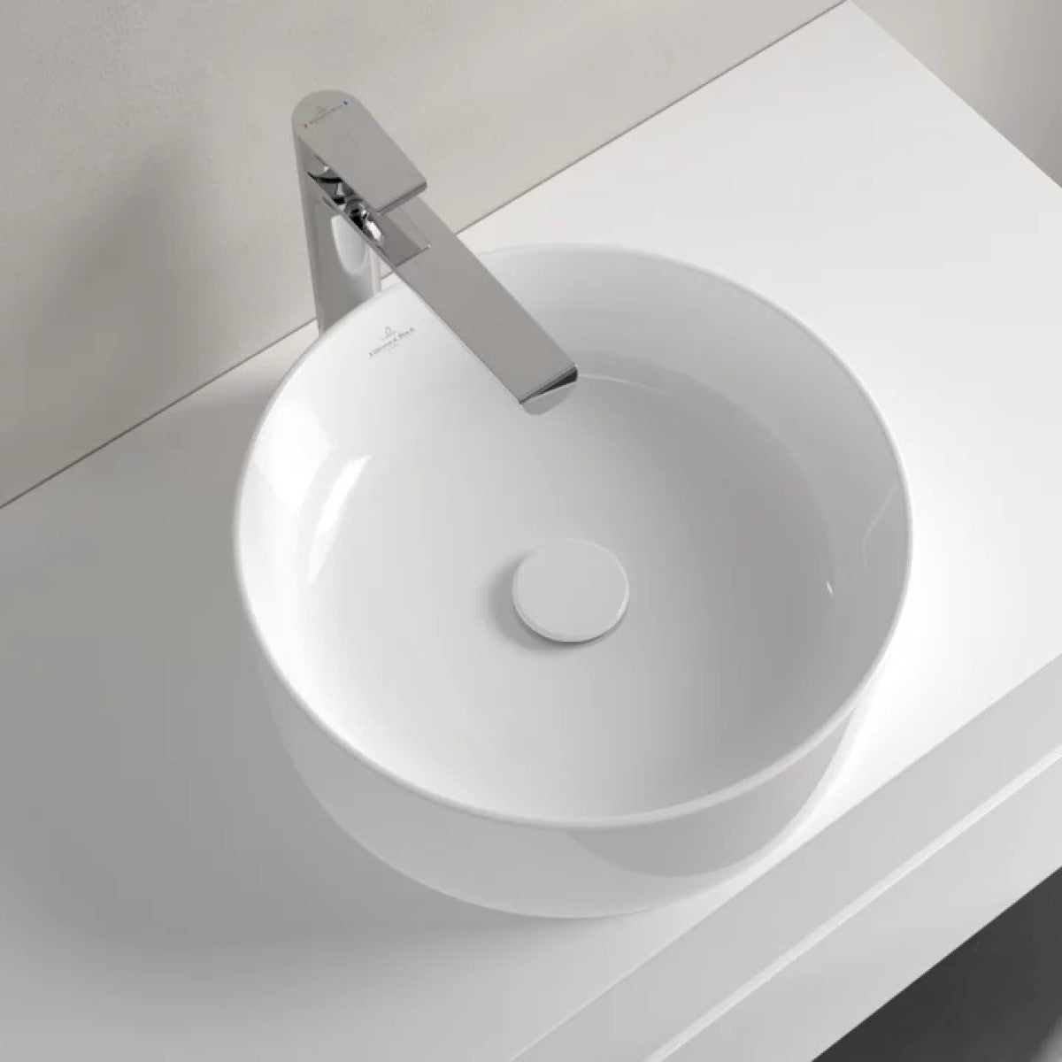 4A184001 Villeroy & Boch Collaro 40 x 40 cm nadpultni umivalnik brez odprtine za armaturo