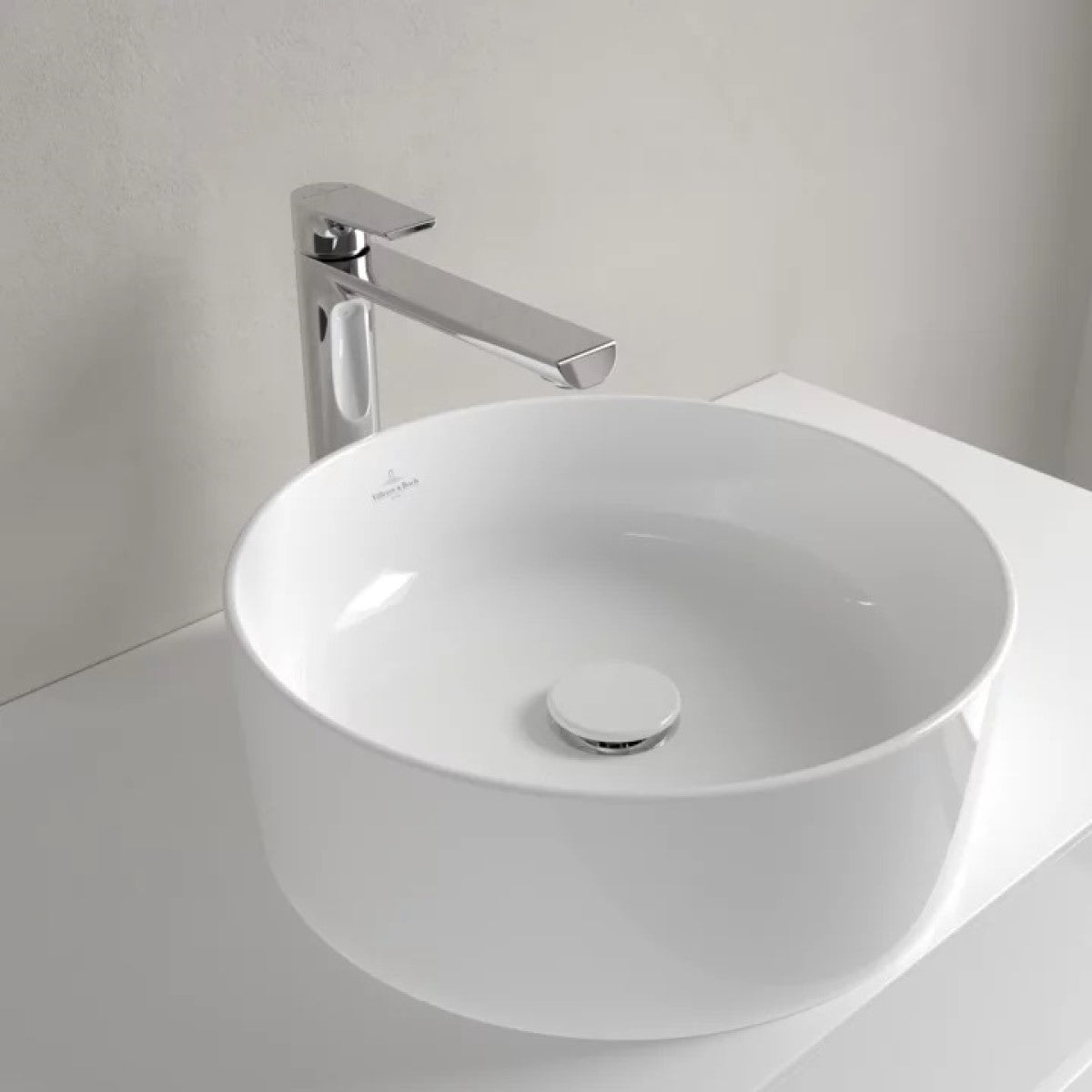 4A184001 Villeroy & Boch Collaro 40 x 40 cm nadpultni umivalnik brez odprtine za armaturo