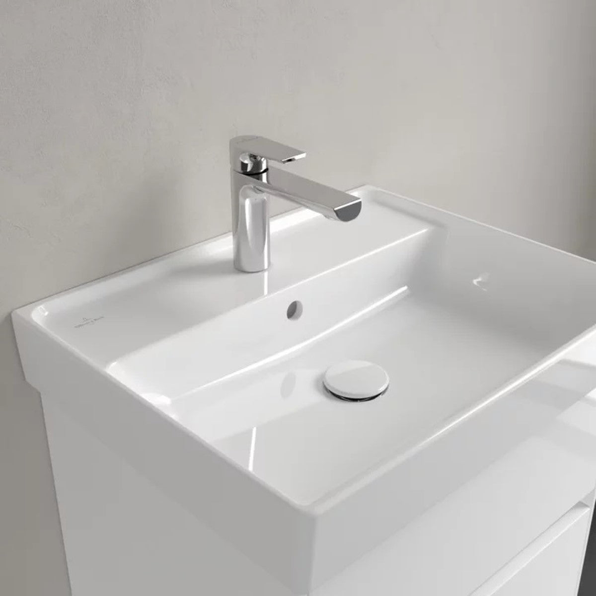 4A3355R1 Villeroy & Boch Collaro CeramicPlus 55 x 44 cm keramični umivalnik z odprtino za armaturo