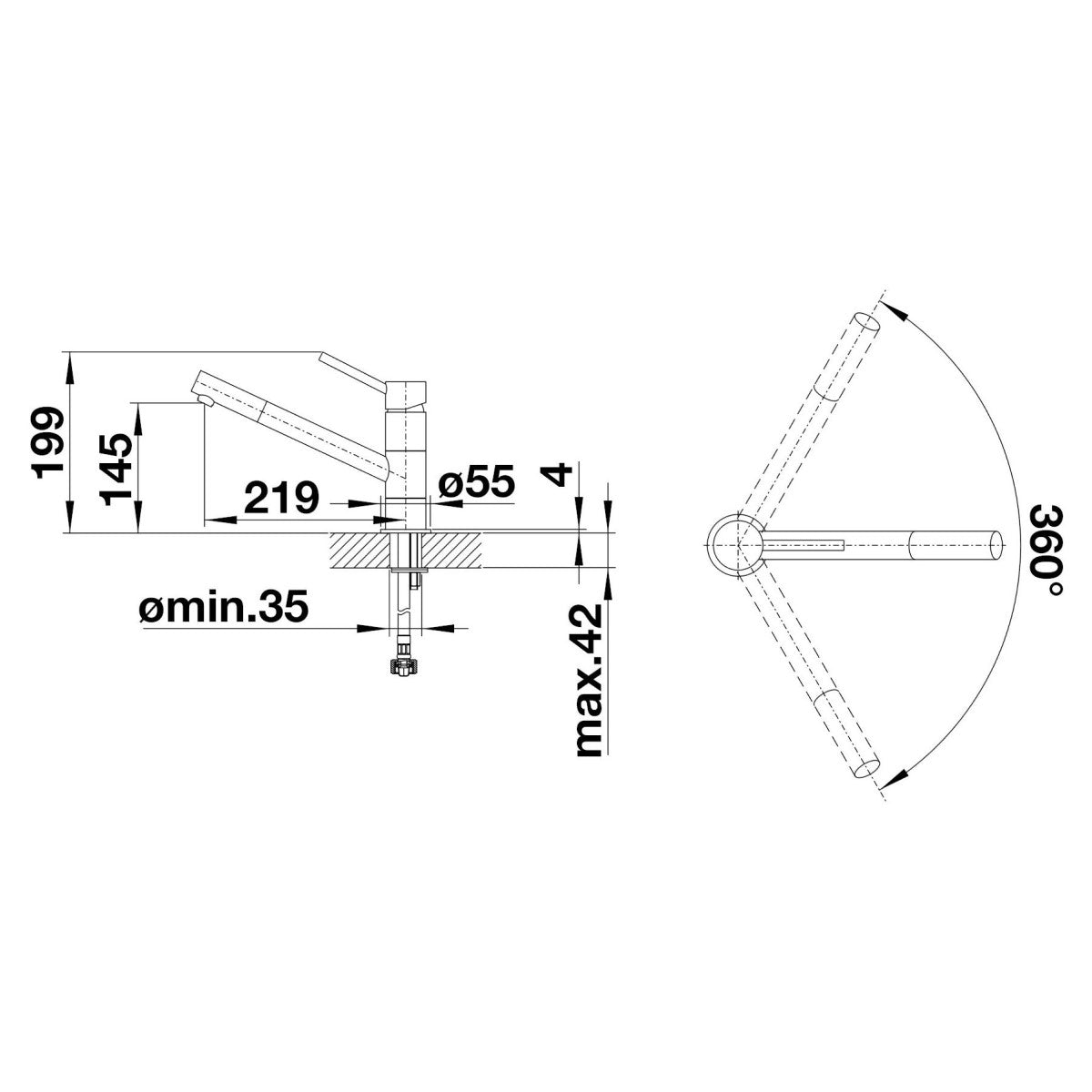 525028 Blanco Kano kuhinjska armatura