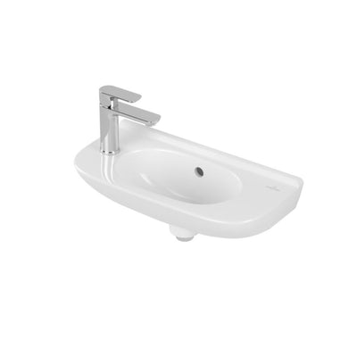 536154R1 Villeroy & Boch O.Novo Compact CeramicPlus 50 x 25 cm keramični umivalnik leva izvedba