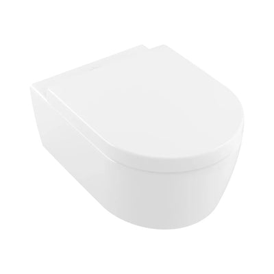 5656HRRW Villeroy & Boch Avento Combi-Pack CeramicPlus viseča WC školjka z WC desko s počasnim zapiranjem