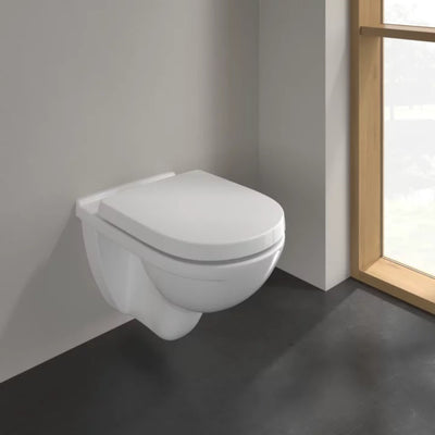 5660H101 Villeroy & Boch O.novo Combi-Pack viseča WC školjka z WC desko s počasnim zapiranjem