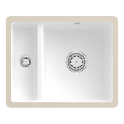 675801RW Villeroy & Boch  Subway 60 XU CeramicPlus 54,5 x 44 cm dvojno keramično pomivalno korito