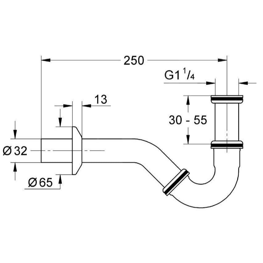 28946000 Grohe sifon za bide