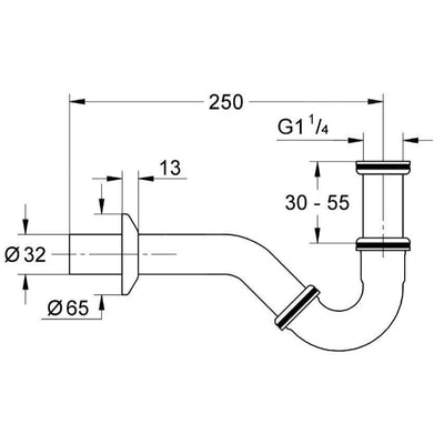 28946000 Grohe sifon za bide