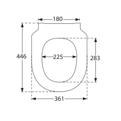 8M426101 Villeroy & Boch Subway 3.0 WC deska