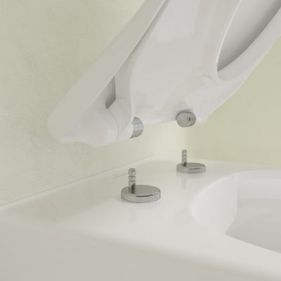 9M87S101 Villeroy & Boch Avento tanka WC deska s počasnim zapiranjem "Soft Close" in "QuickRelease"