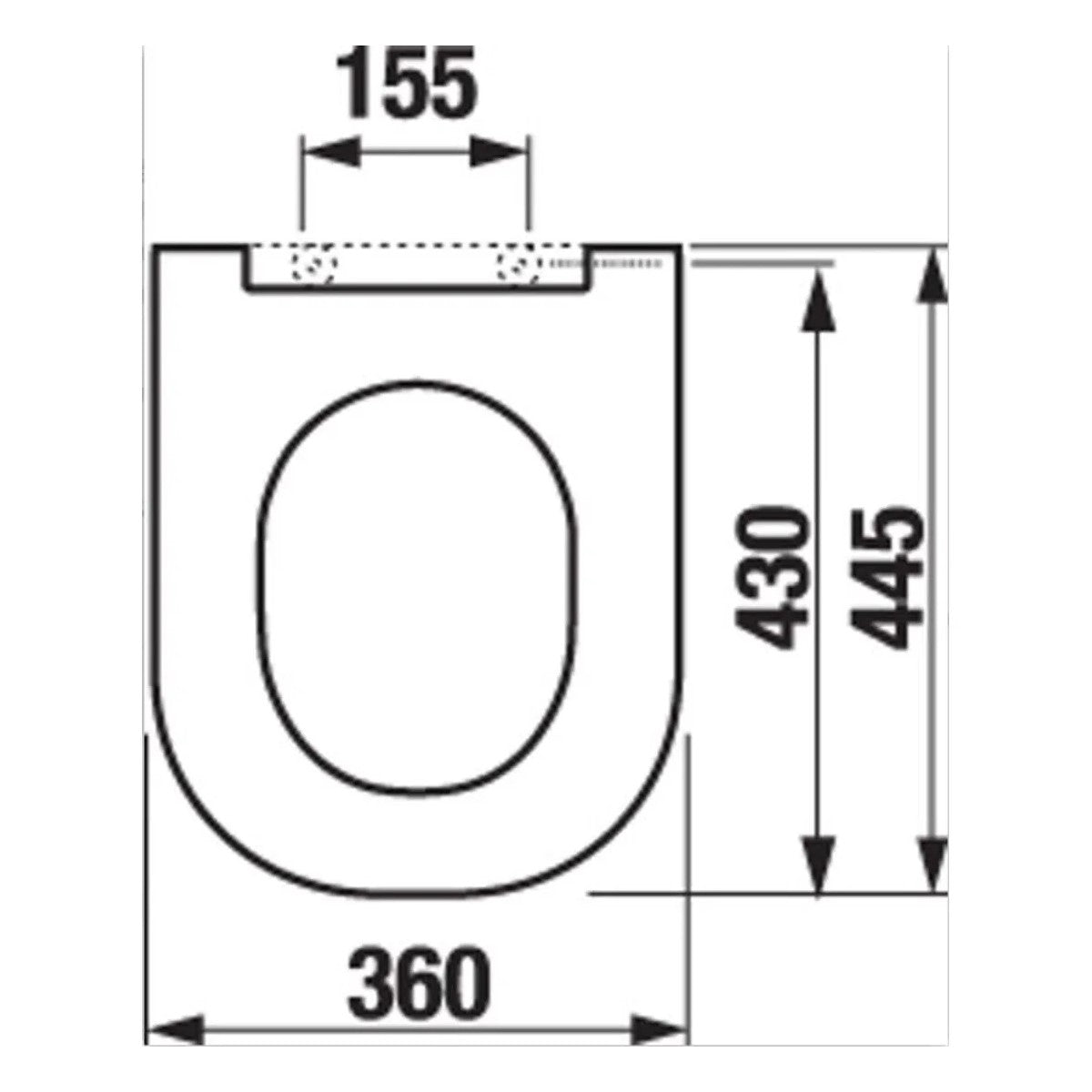 H8917100000631 Jika Mio tanka WC deska