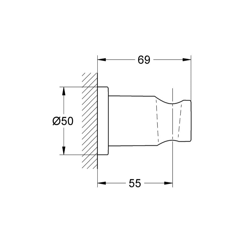 27074000 Grohe Rainshower držalo za tuš ročko