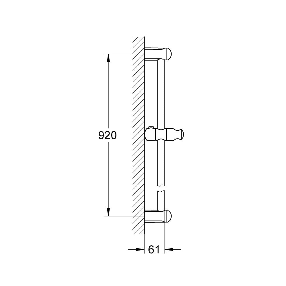 27524000 Grohe Tempesta New tuš konzola 900 mm