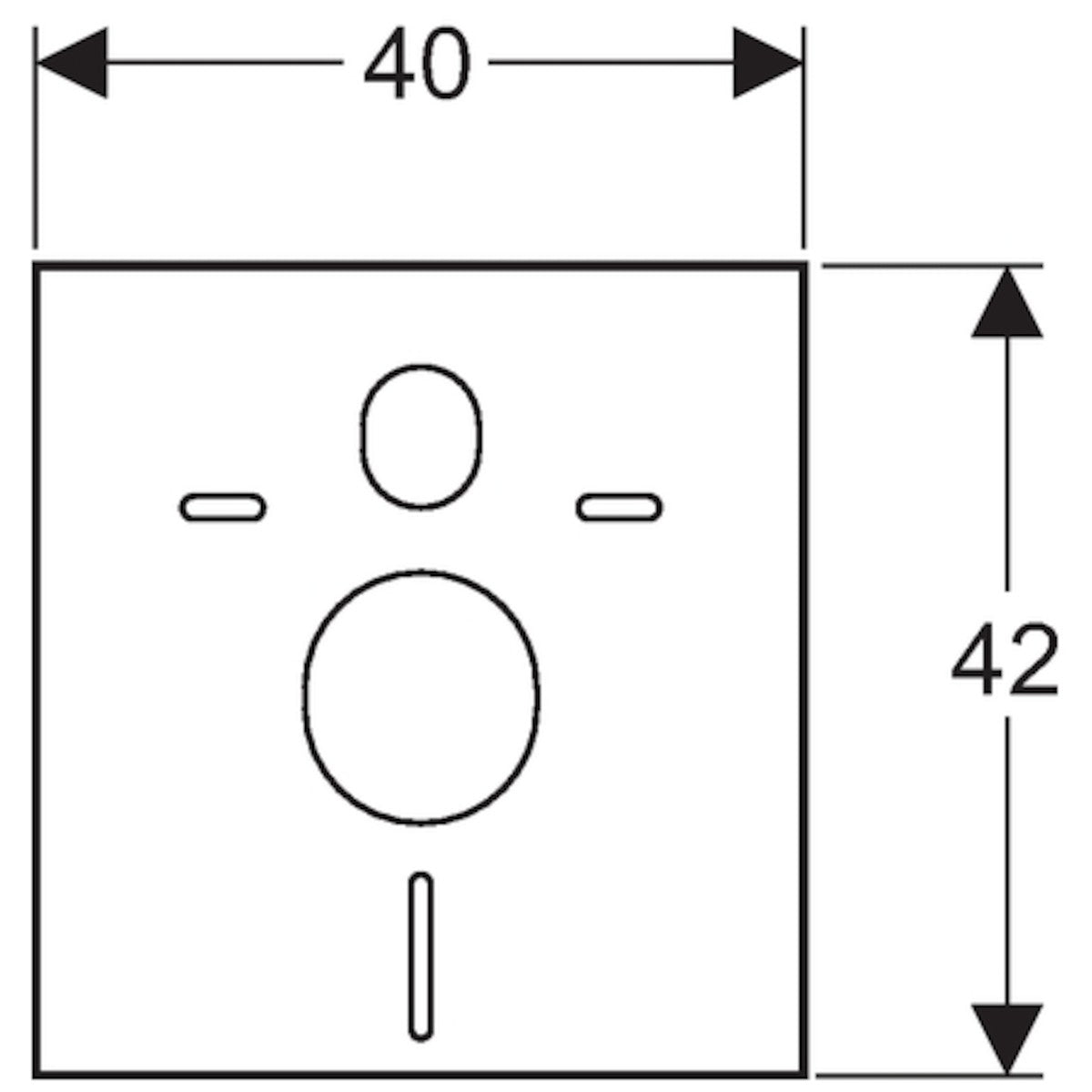 Montažni pribor — 156.050.00.1 Geberit zvočno izolacijski set za stensko WC školjko | SAN-KERAMIKA.SI