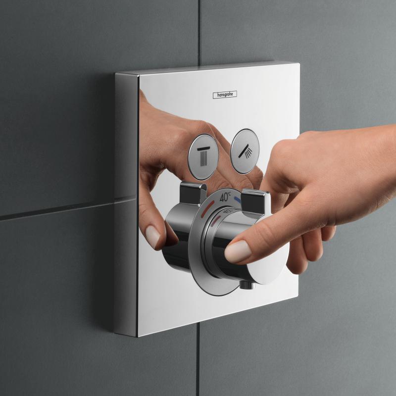 Armature - pokrivne plošče — 15763000 Hansgrohe Showerselect termostatska pokrivna plošča | SAN-KERAMIKA.SI