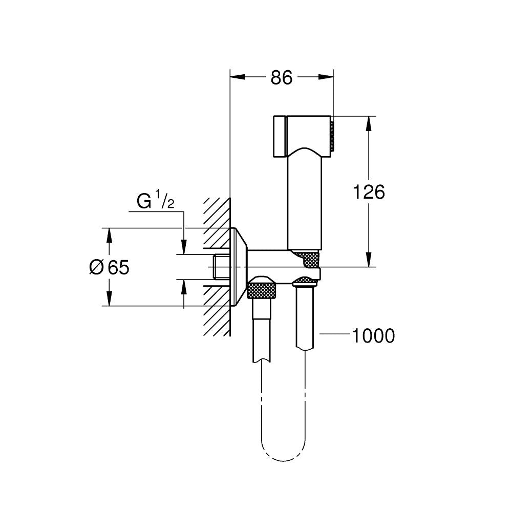 26329000 Grohe Sena Trigger Spray bide tuš set