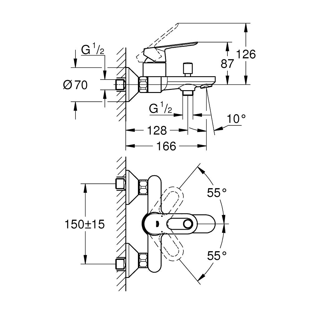 23603000 Grohe BauLoop armatura za kad