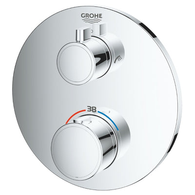 Armature - pokrivne plošče — 24077000 Grohe Grohtherm termostatska pokrivna plošča za kad | SAN-KERAMIKA.SI
