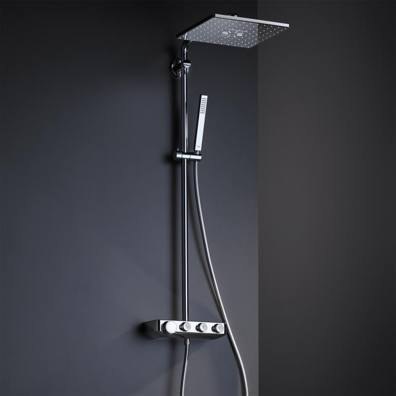 Tuš sistemi — 26508LS0 Grohe Euphoria SmartControl 310 Cube Duo termostatska armatura s tuš setom | SAN-KERAMIKA.SI