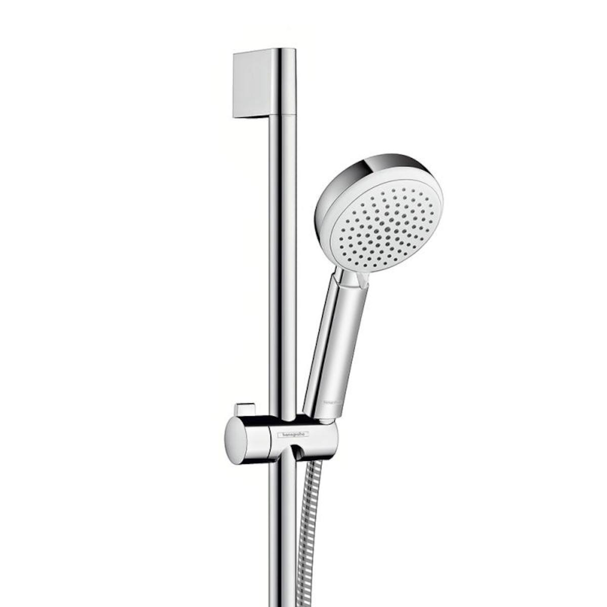 Tuš sistemi — 27030400 Hansgrohe Crometta 100 4jet stenska termostatska armatura s tuš setom | SAN-KERAMIKA.SI