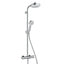 Tuš sistemi — 27265400 Hansgrohe Crometta 160 1jet EcoSmart stenska termostatska armatura s tuš setom | SAN-KERAMIKA.SI