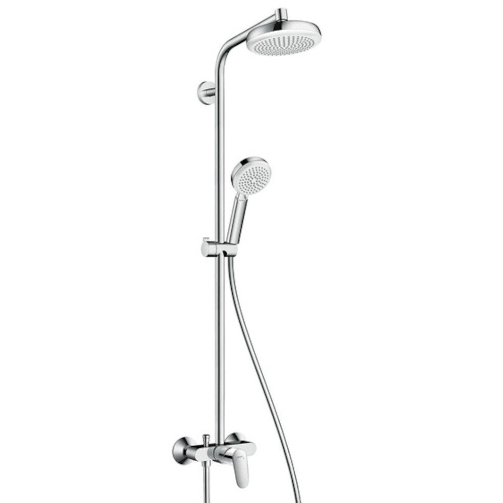 Tuš sistemi — 27266400 Hansgrohe Crometta 160 1jet armatura za tuš s tuš setom | SAN-KERAMIKA.SI