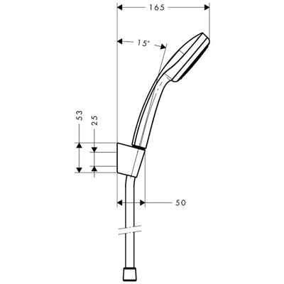 27574000 Hansgrohe Croma 100 tuš set brez armature