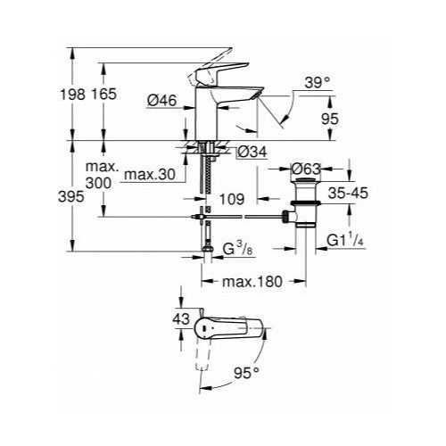 31137002 Grohe Start armatura za umivalnik