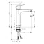 31518000 Hansgrohe Focus 190 visoka armatura za umivalnik