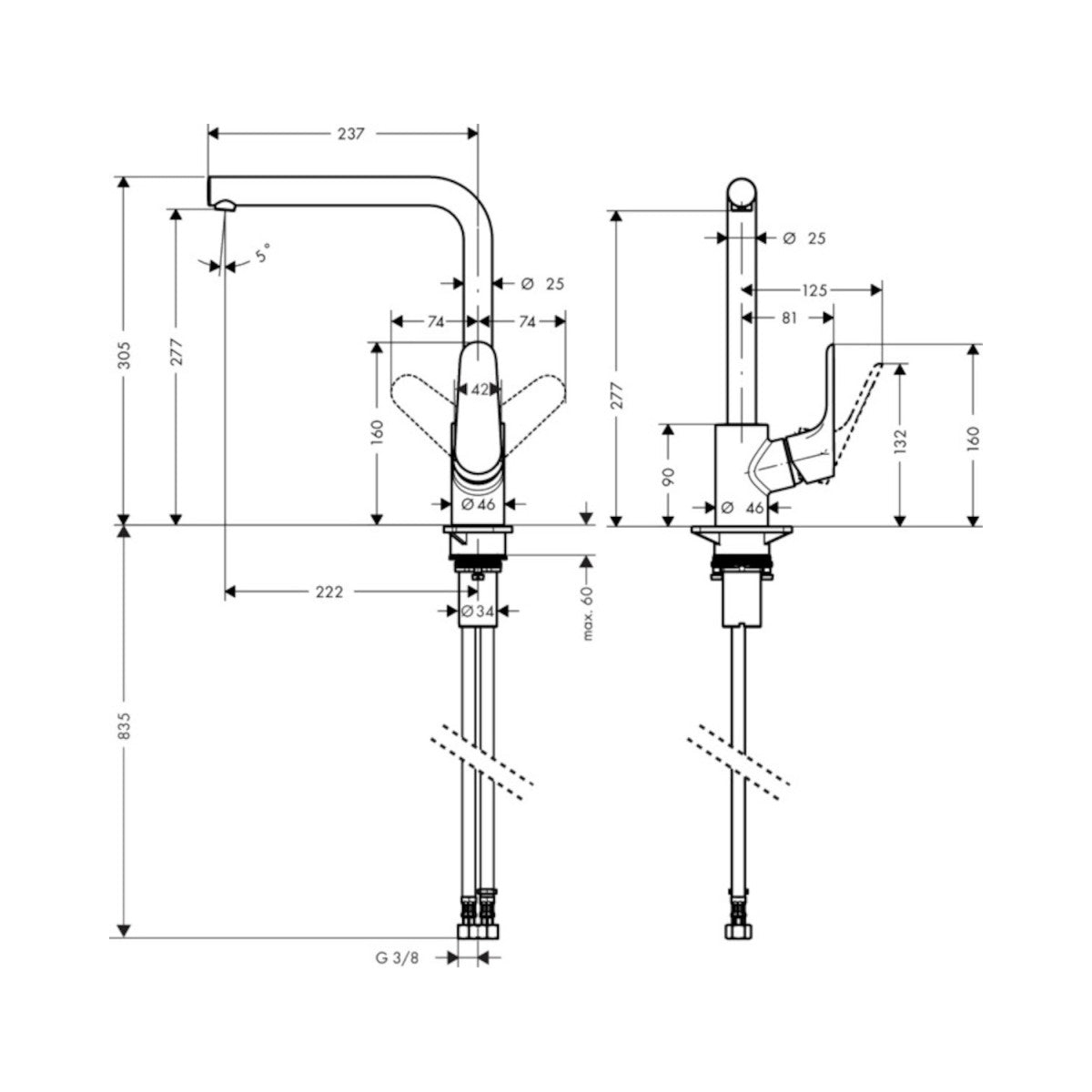 31817000 Hansgrohe Focus M41 kuhinjska armatura