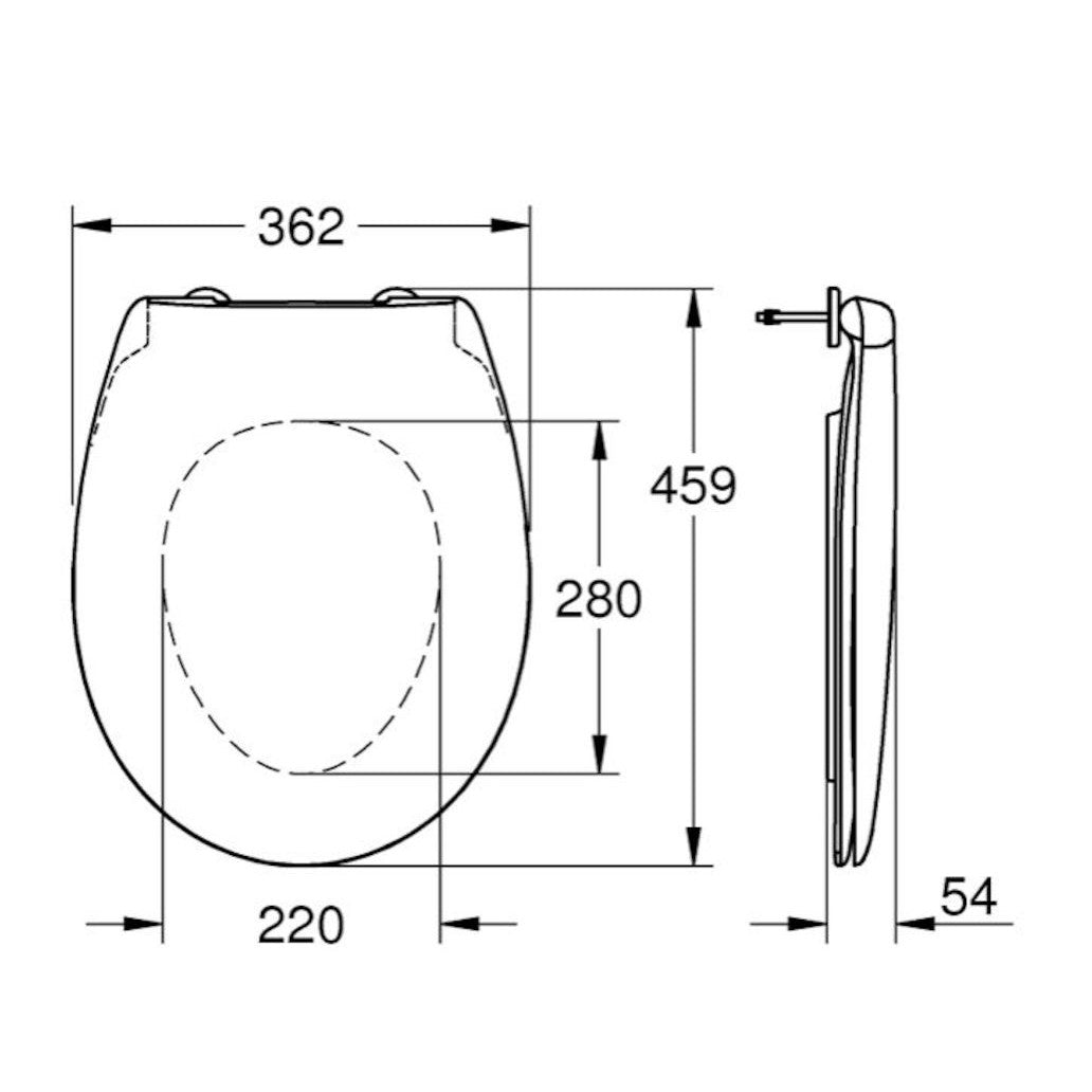 39492000 Grohe Bau Ceramic WC deska