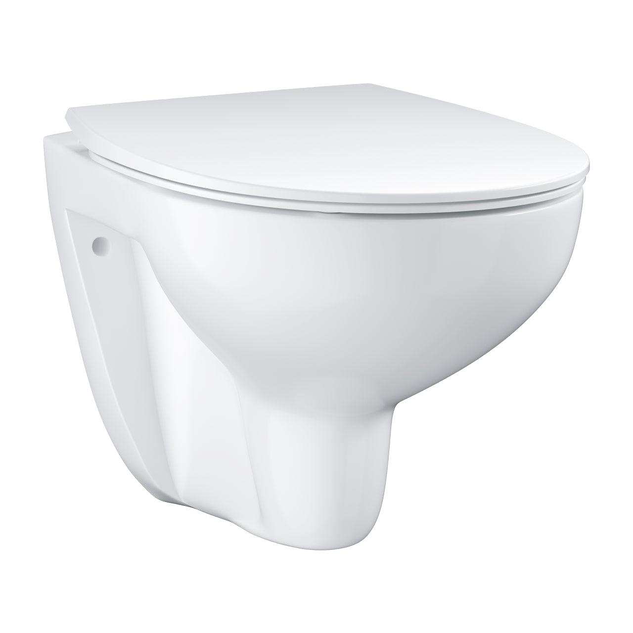 39899000 Grohe Bau Ceramic viseča brezrobna WC školjka z WC desko Slim s počasnim zapiranjem