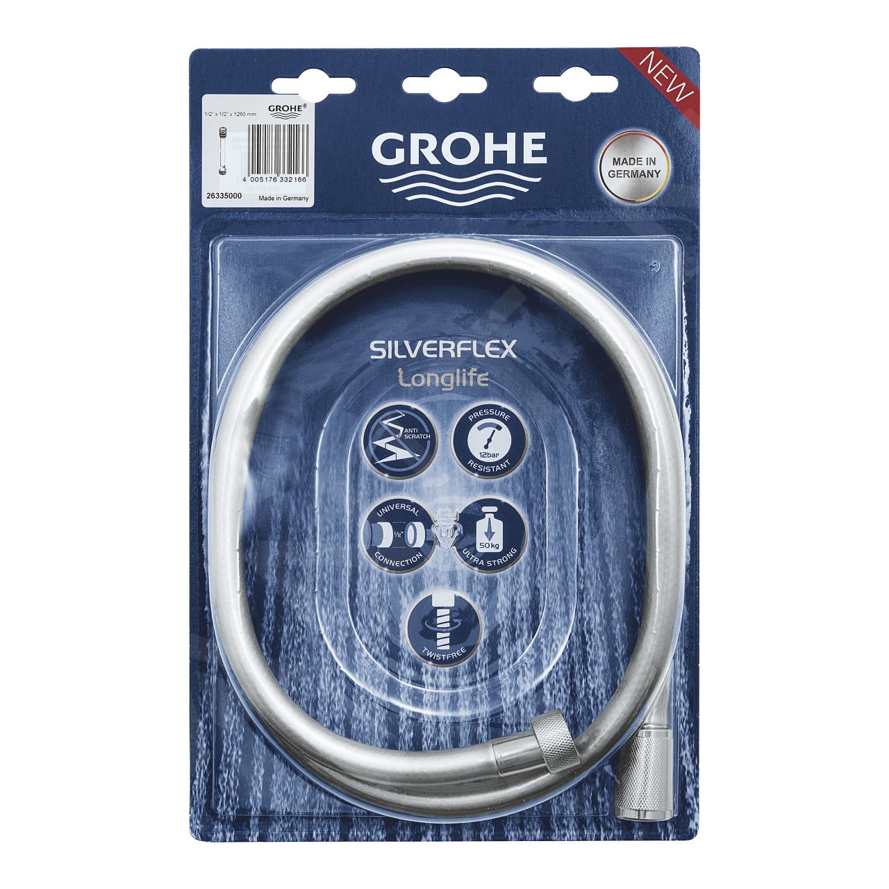 26335000 Grohe Silverflex Longlife tuš cev 1,25 m