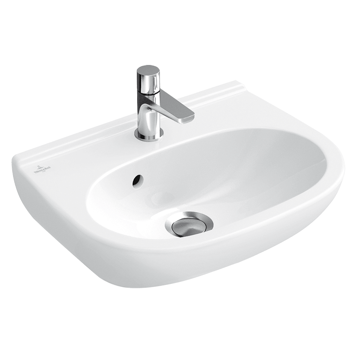 53604501 Villeroy & Boch O.Novo 45 x 35 cm keramični umivalnik z odprtino za armaturo