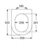 9M68S101 Villeroy & Boch Subway 2.0 WC deska s počasnim zapiranjem "Soft Close"