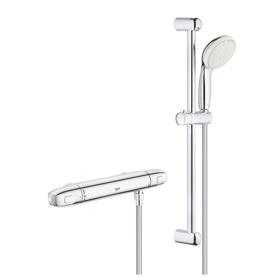 34152004 Grohe Grohtherm 1000 New stenska termostatska armatura s tuš setom