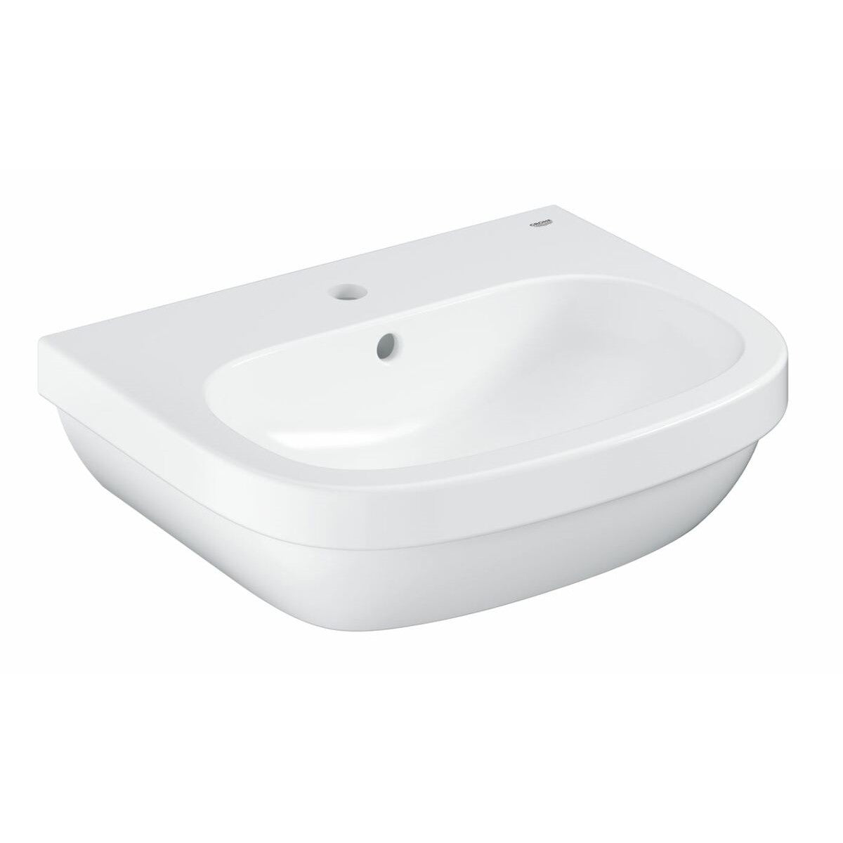 39336000 Grohe Euro Ceramic 55 x 45 cm stenski keramični umivalnik z odprtino za armaturo