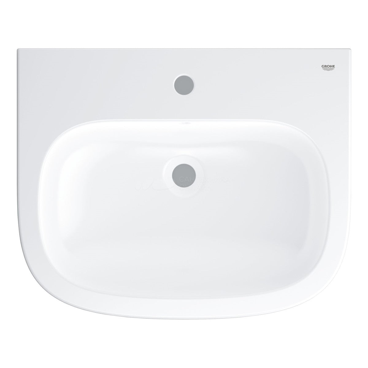 39336000 Grohe Euro Ceramic 55 x 45 cm stenski keramični umivalnik z odprtino za armaturo