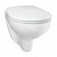 39351000 Grohe Bau Ceramic viseča brezrobna WC školjka z WC desko s počasnim zapiranjem