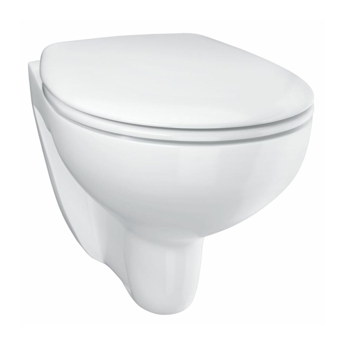 39351000 Grohe Bau Ceramic viseča brezrobna WC školjka z WC desko s počasnim zapiranjem